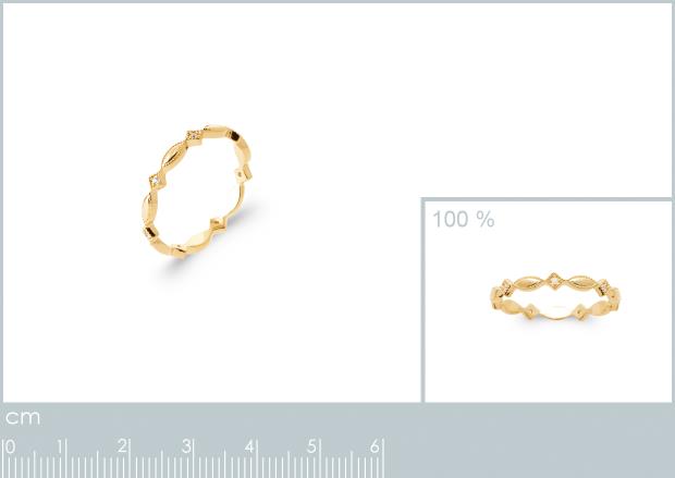 BAGUE PL-OR 750 3MIC OZ - 2z94151050