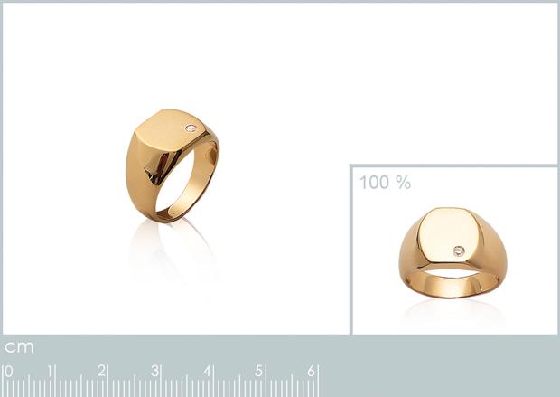 BAGUE PL-OR 750 3MIC OZ - 2z14881052