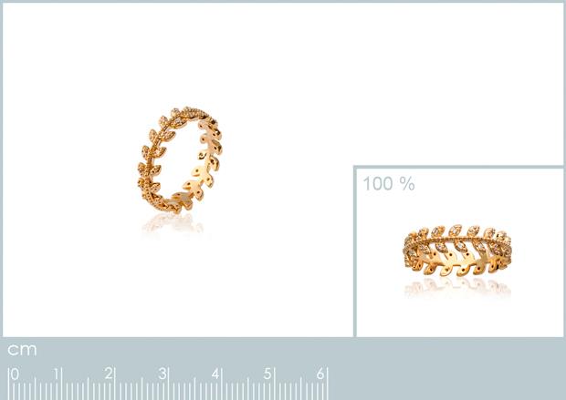 BAGUE PL-OR 750 3MIC OZ - 2z22611048