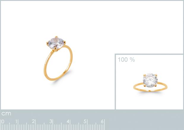 BAGUE PL-OR 750 3MIC OZ - 2z231810850