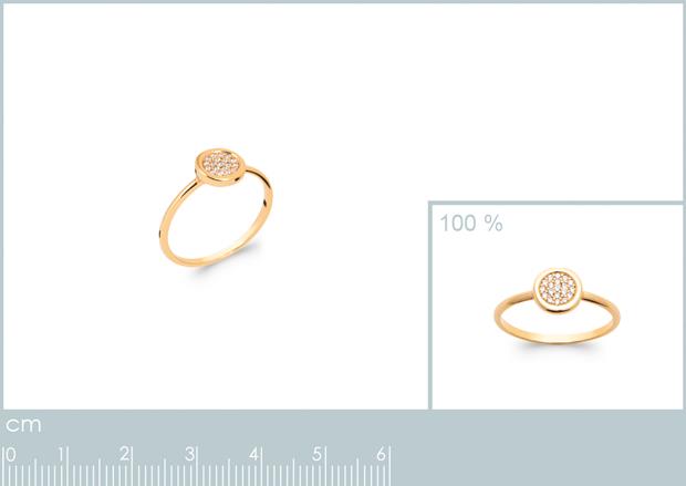 BAGUE PL-OR 750 3MIC OZ - 2z29001050