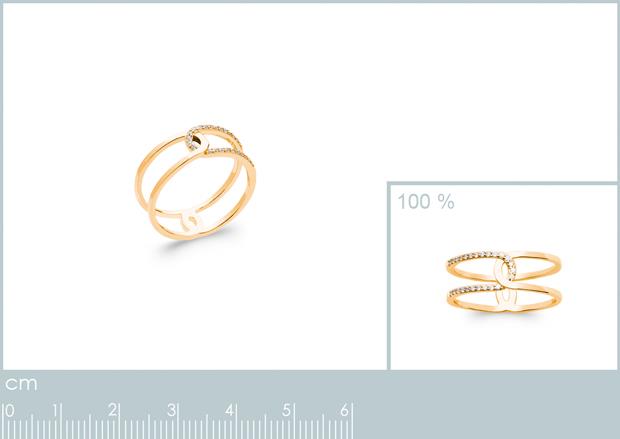 BAGUE PL-OR 750 3MIC OZ - 2z29281050