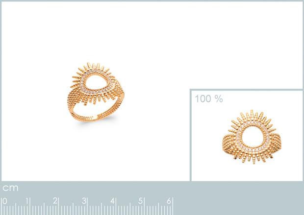 BAGUE PL-OR 750 3MIC OZ - 2z29351050