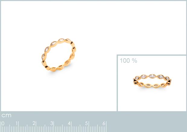 BAGUE PL-OR 750 3MIC OZ - 2z29521050