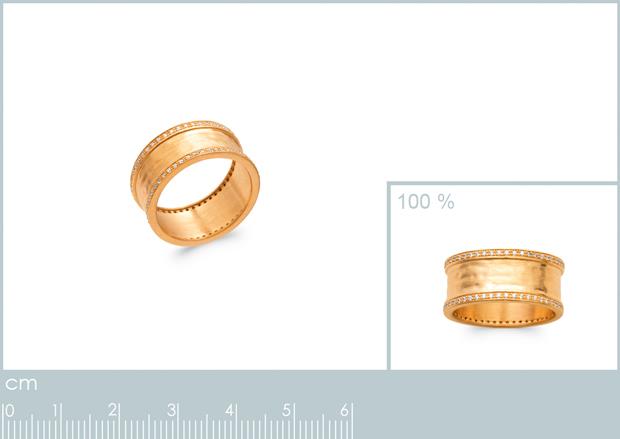 BAGUE PL-OR 750 3MIC OZ - 2z90161052