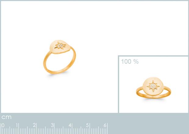 BAGUE PL-OR 750 3MIC OZ - 2z90251050