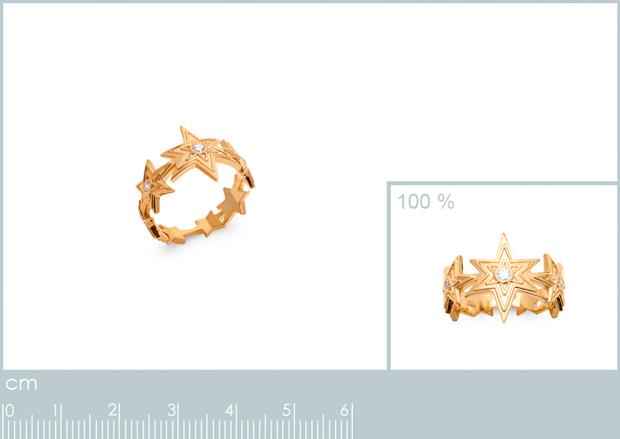 BAGUE PL-OR 750 3MIC OZ - 2z90271050