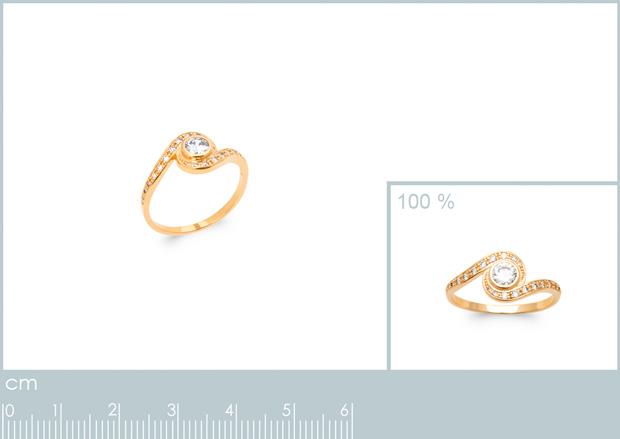 BAGUE PL-OR 750 3MIC OZ - 2z90701050