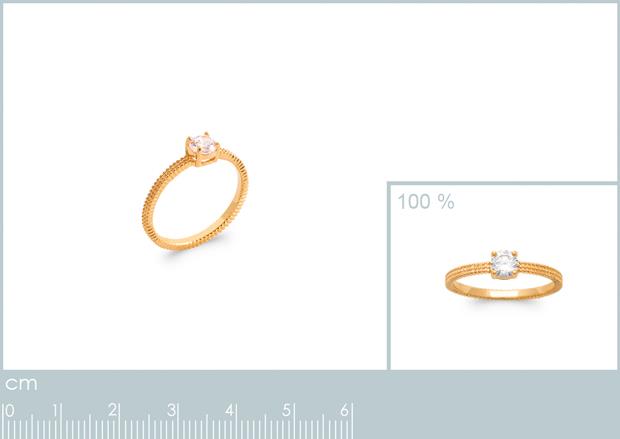 BAGUE PL-OR 750 3MIC OZ - 2z91041050