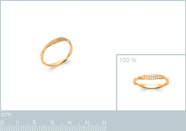 BAGUE PL-OR 750 3MIC OZ - 2z91101050