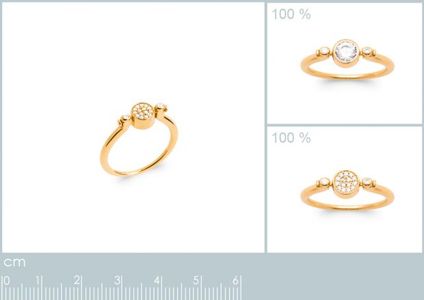 BAGUE PL-OR 750 3MIC OZ - 2z91141050