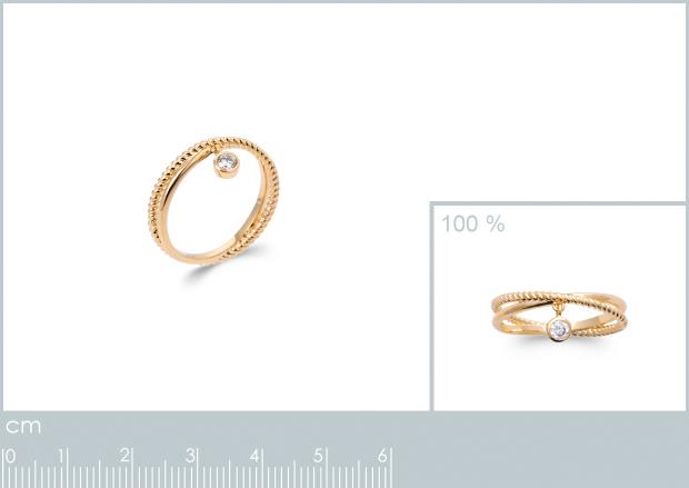 BAGUE PL-OR 750 3MIC OZ - 2z91981050