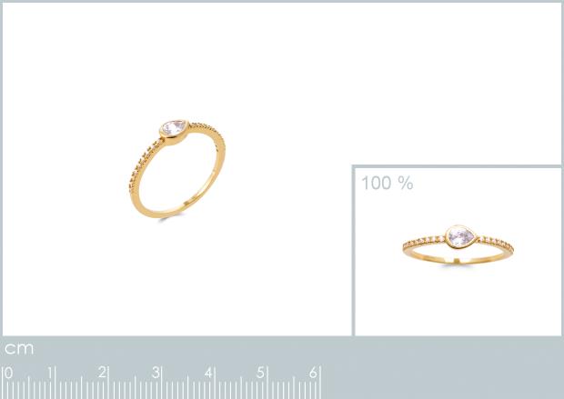 BAGUE PL-OR 750 3MIC OZ - 2z92151050