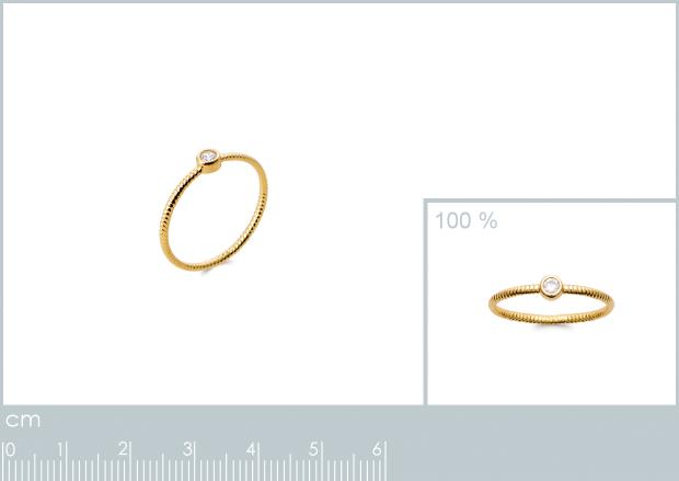 BAGUE PL-OR 750 3MIC OZ - 2z92161050