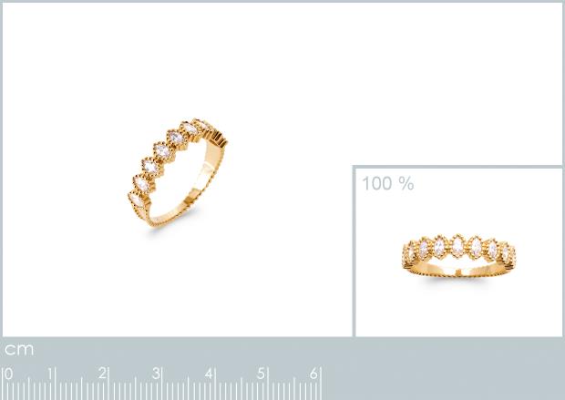 BAGUE PL-OR 750 3MIC OZ - 2z92281050