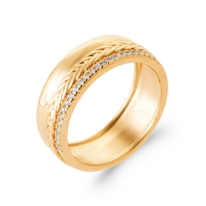 BAGUE PL-OR 750 3MIC OZ