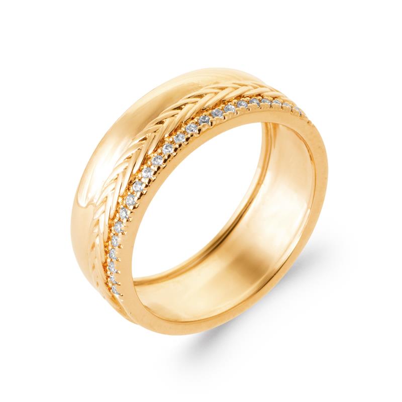 BAGUE PL-OR 750 3MIC OZ