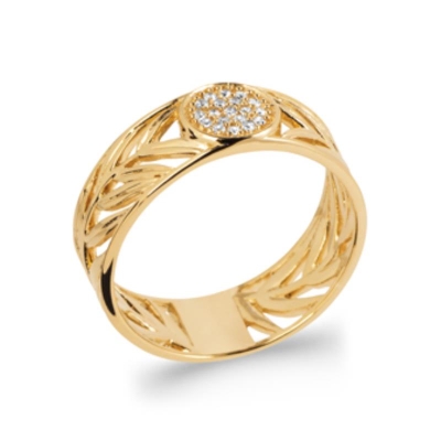 BAGUE PL-OR 750 3MIC OZ