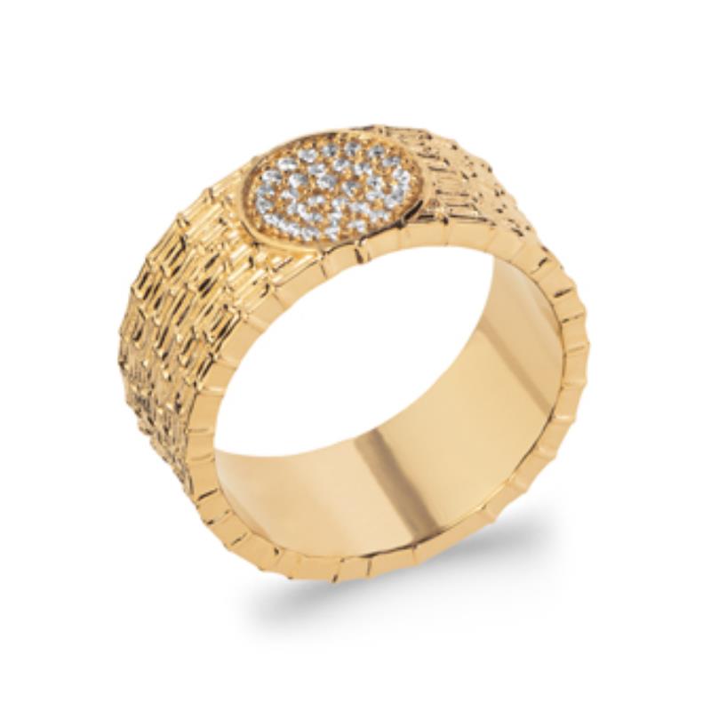 BAGUE PL-OR 750 3MIC OZ