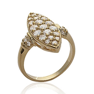 BAGUE PL-OR 750 3MIC OZ