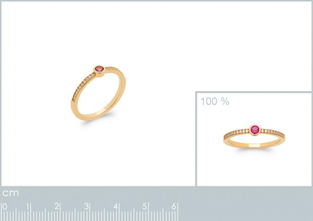 BAGUE PL-OR 750 3MIC OZ PS - 2z90898050