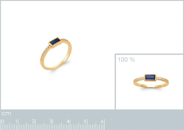 BAGUE PL-OR 750 3MIC OZ PS - 2z92744050