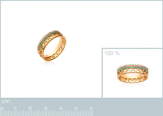 BAGUE PL-OR 750 3MIC OZ PS - 2z23943048