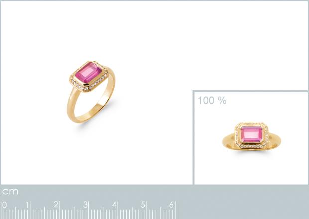 BAGUE PL-OR 750 3MIC OZ PS - 2z93742050