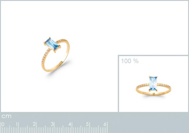 BAGUE PL-OR 750 3MIC OZ PS - 2z94186050