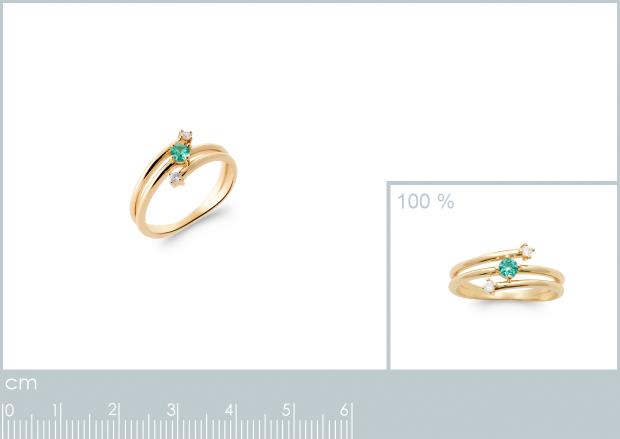 BAGUE PL-OR 750 3MIC OZ PS - 2z94695050