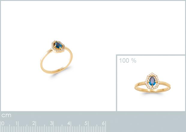 BAGUE PL-OR 750 3MIC OZ PS - 2z95044050