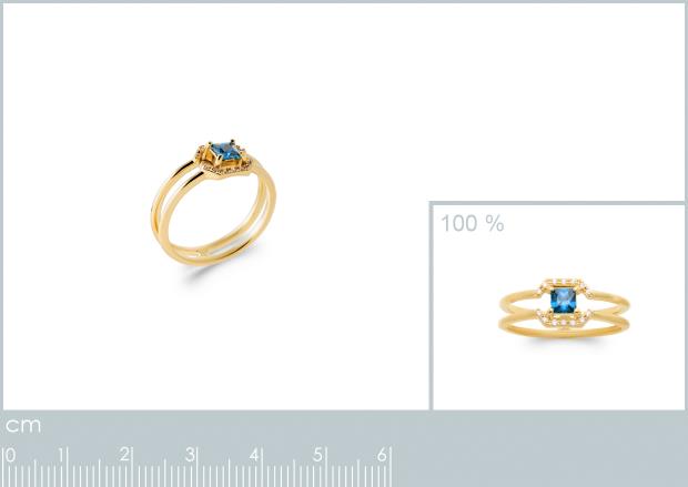 BAGUE PL-OR 750 3MIC OZ PS - 2z95064050