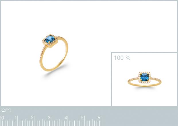 BAGUE PL-OR 750 3MIC OZ PS - 2z95264050