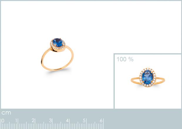 BAGUE PL-OR 750 3MIC OZ PS - 2z28914050