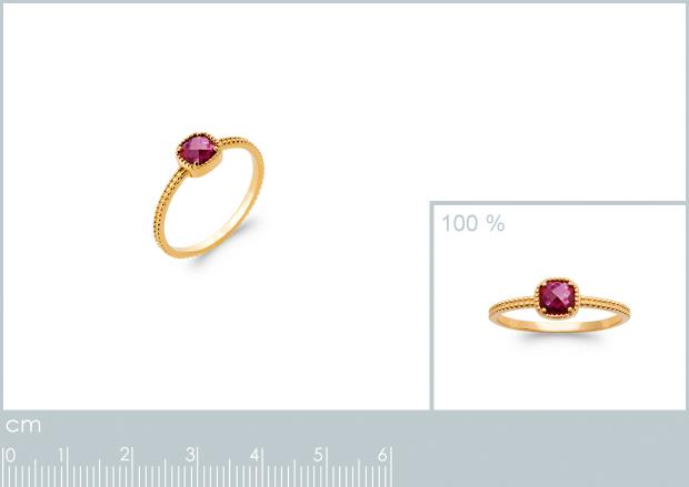 Anillo Chapado Oro 18k. 3 Micras. Piedra color - 2z92572050