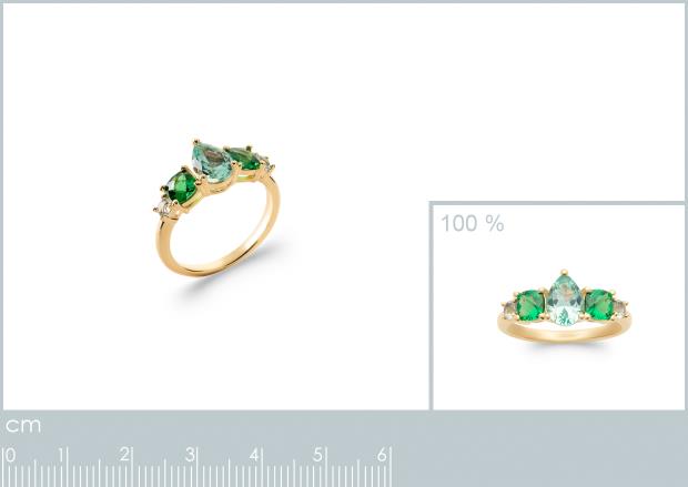 BAGUE PL-OR 750 3MIC PS - 2z95085050