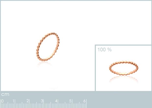 BAGUE PL-OR 750 3MIC ROSE - 2z15560246