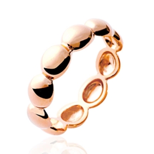 BAGUE PL-OR 750 3MIC ROSE
