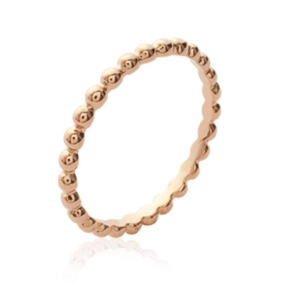 BAGUE PL-OR 750 3MIC ROSE