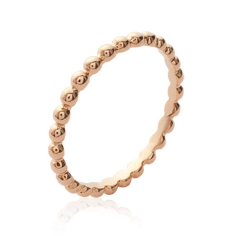 BAGUE PL-OR 750 3MIC ROSE