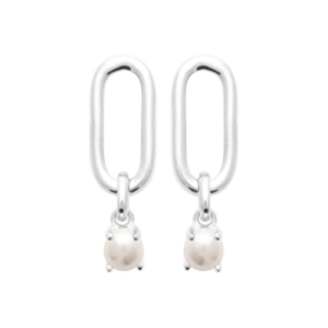 B.O ARGENT 925 RHODIE PERLE DE CULTURE