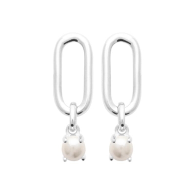 B.O ARGENT 925 RHODIE PERLE DE CULTURE