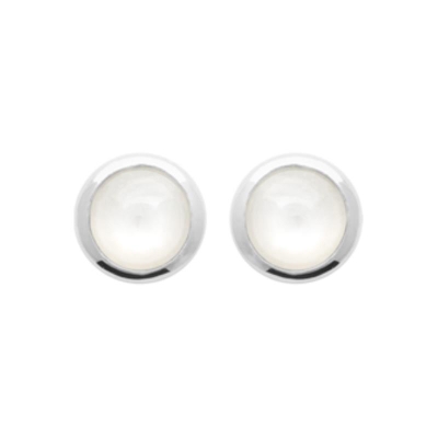 B.O ARGENT 925 RHODIE PIERRE DE LUNE