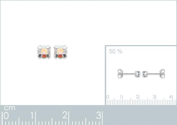 B.O TIGE ARGENT CRISTAL - 3z47220