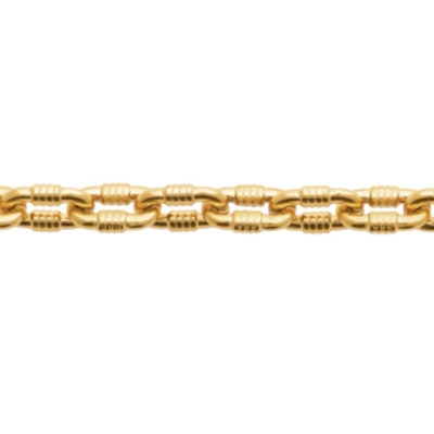 BRACELET ACIER PVD DORÉ