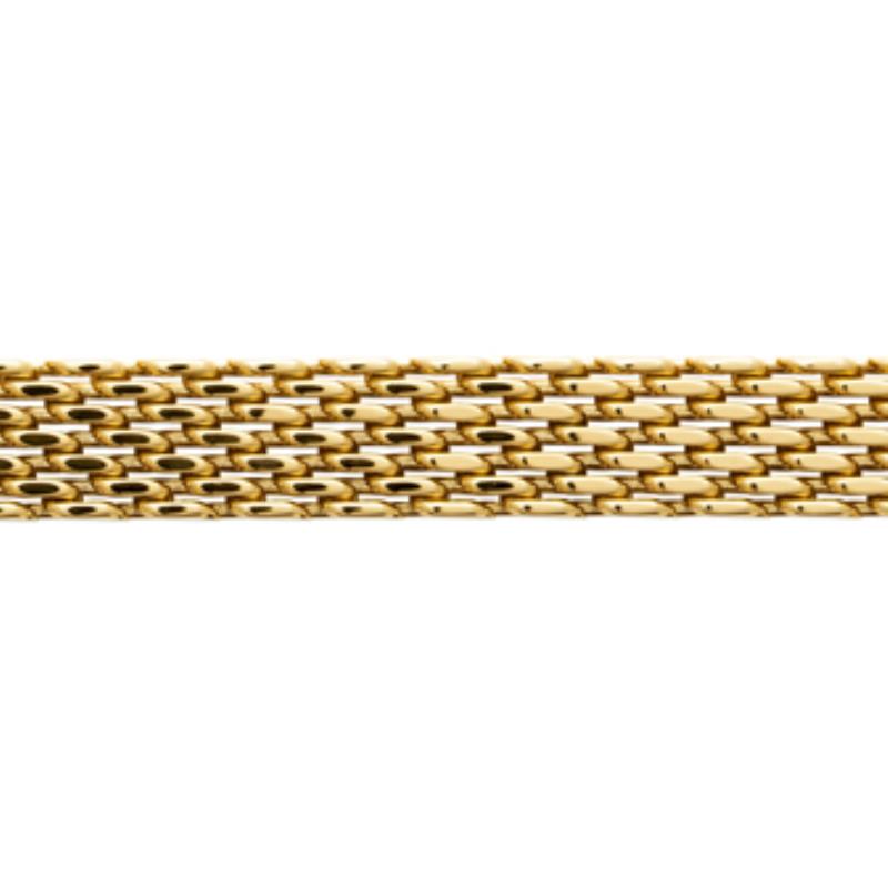 BRACELET ACIER PVD DORÉ