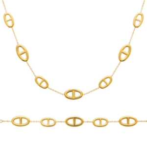 BRACELET ACIER PVD DORÉ