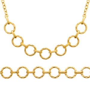 BRACELET ACIER PVD DORÉ