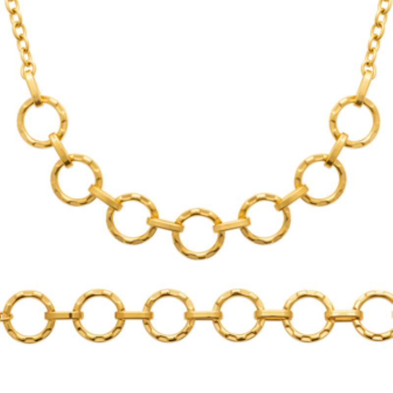 BRACELET ACIER PVD DORÉ