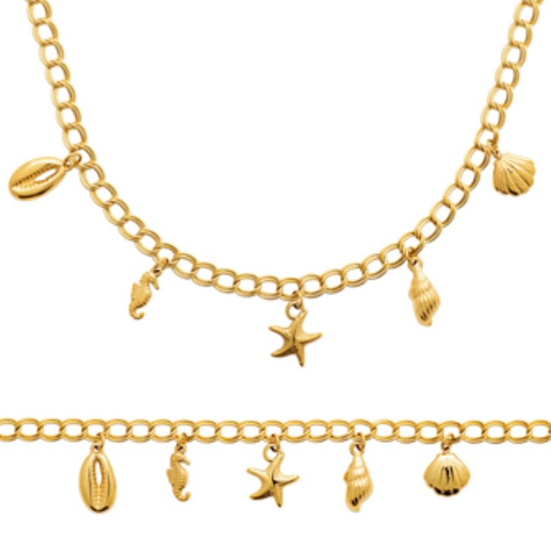 BRACELET ACIER PVD DORÉ